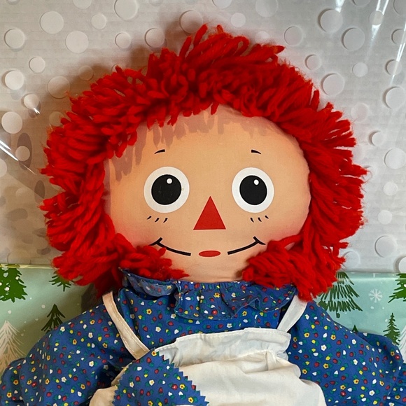 Vintage Playskool large Raggedy Ann Cloth 🧶Yarn Doll - Picture 2 of 9